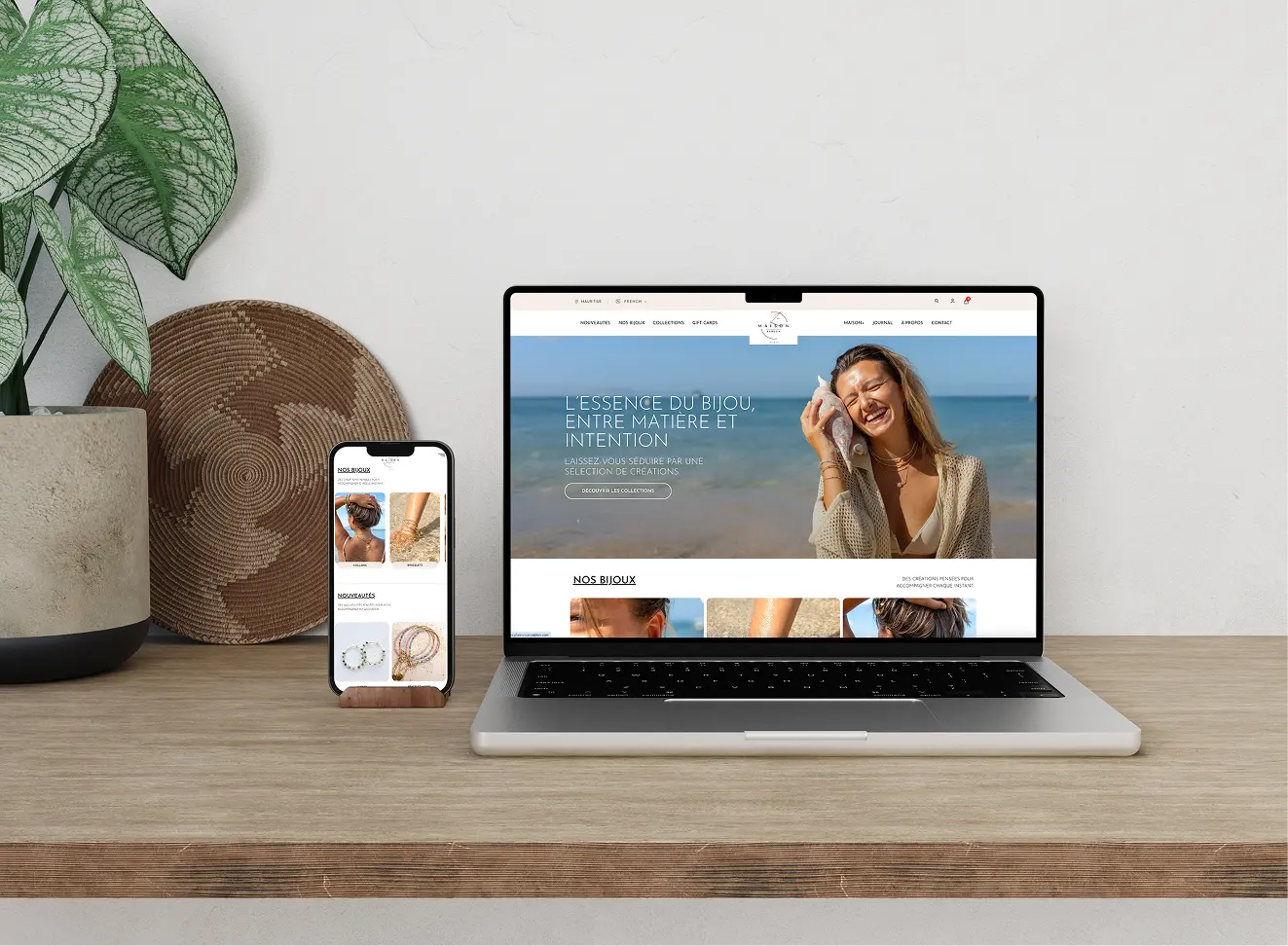 La Maison Sablon Website Mockup
